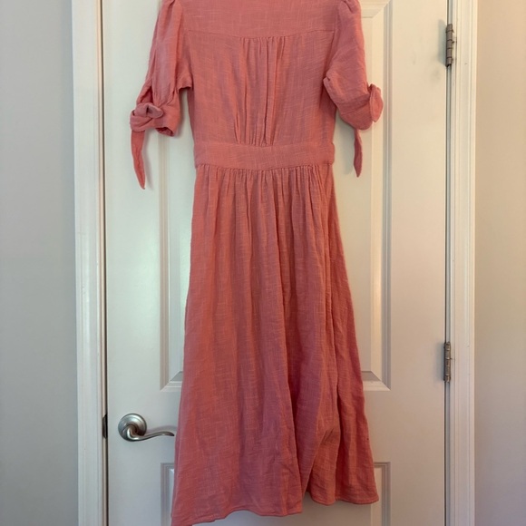 Free People Women’s Love of My Life Cotton Gauze Prairie Festival Pink Dress - Picture 9 of 13